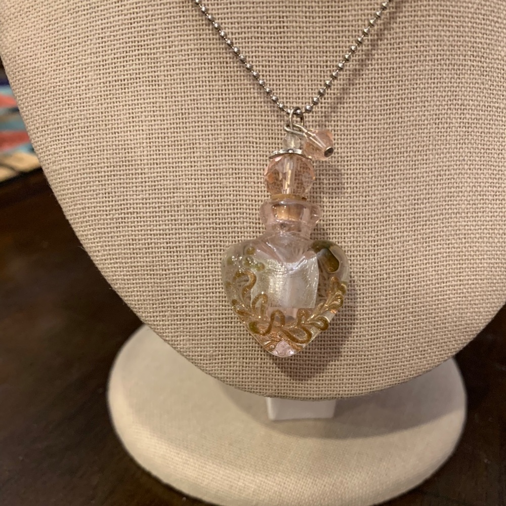 Fairy potion bottle on 20” ball-chain